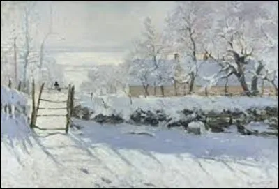 Quel artiste a peint ce tableau intitulé ''La Pie'', entre 1868 et 1869 ?