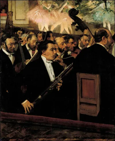 Quel peintre français est l'auteur de ce tableau intitulé ''L'Orchestre de l'Opéra'' ?
