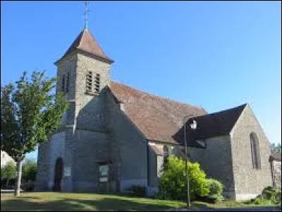 Vous avez sur cette image l'église Saint-Georges-et-Thomas-Beckett, à Marolles-en-Brie. Village francilien, dans la Grande Couronne, il se situe dans le département ...