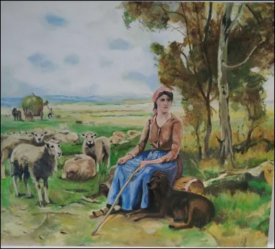 Complétez : "Il pleut, il pleut Bergère / Rentre tes blancs moutons / Allons sous ma [...] / Bergère, vite, allons".