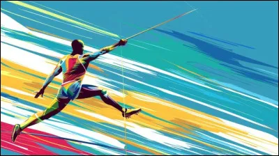En athlétisme, quelle arme de jet est composée d'une pointe et d'une hampe ?