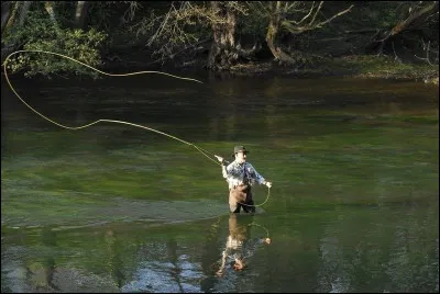 Quel est le nom de ce type de pêche à la truite ?