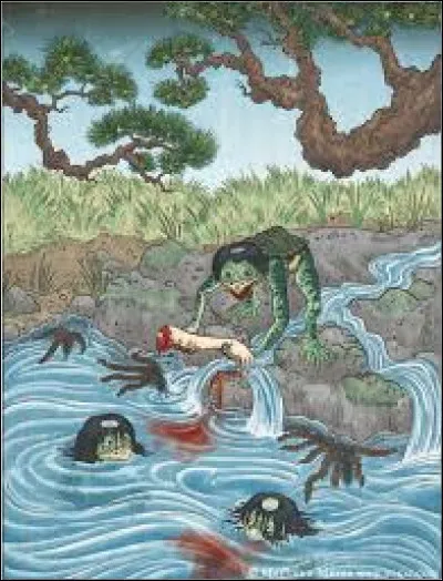 Quel est le nom de cette créature aquatique dans la culture japonaise ?