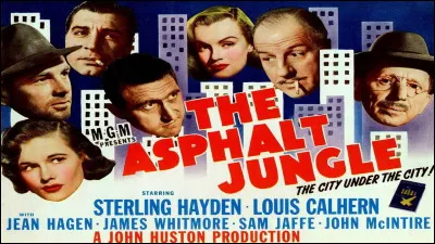 Quelle actrice est à l'écran dans le film "Quand la ville dort" ?