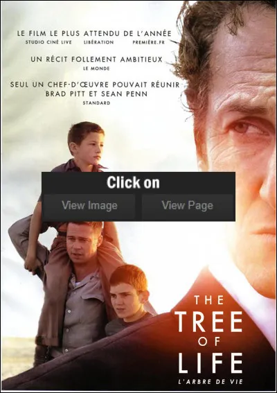 Quel acteur est à l'affiche du film "L'Arbre de vie (2010)" ?