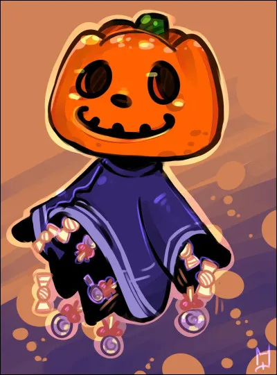 Dans le jeu "Animal Crossing", quel personnage distribue des bonbons pendant lévénement d'Halloween ?