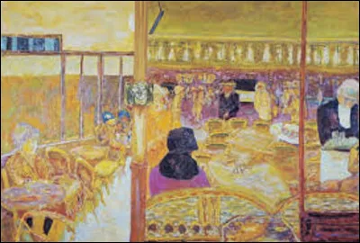 Et on clôt ce quiz avec la toile intitulée ''Le Café Au Petit Poucet''. 
Quel artiste est à l'origine de cette uvre peinte en 1928 ?