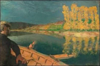 Peint en 1897, ''Le passeur : Cipa Godebski dans une barque sur l'Yonne'' est l'uvre de quel artiste ?