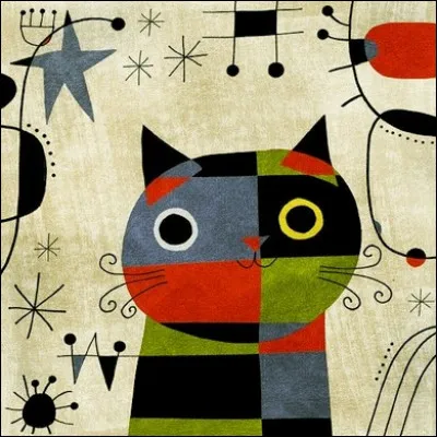 Quel peintre espagnol a réalisé cette toile intitulée "Le Chat" ?