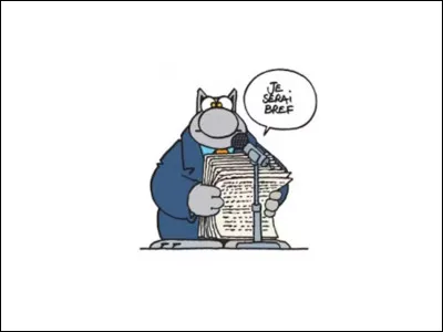 Pour finir, qui est le dessinateur de ce chat désopilant ?