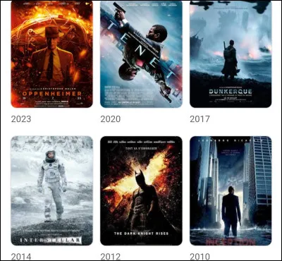 Qui est le réalisateur, entre autres, des films "Interstellar", "Oppenheimer" ou "The Dark Knight" ?