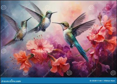 Le colibri est un oiseau capable de voler en reculant.