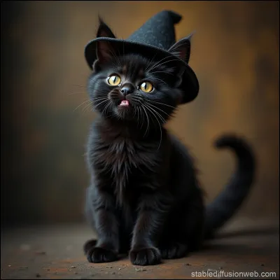 Comment s'appelle le chat de la sorcière à Halloween ?
