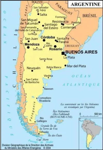 Combien d'tapes se sont passes en Argentine ?