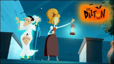 Voici une image tirée de l'épisode "Les Dalton fêtent Halloween" du dessin animé "Les Daltons". Comment s'appelle l'aîné de la fratrie ?