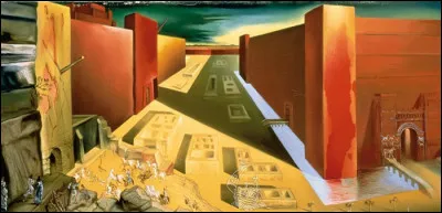 Quel peintre surréaliste est l'auteur de ce tableau intitulé ''Les murs de Babylone'' ?