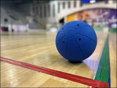 Dans quel sport un ballon sonore est-il utilisé pour permettre aux joueurs aveugles de se repérer ?