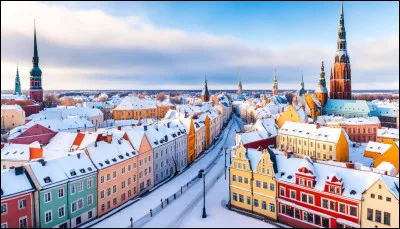 La ville de Riga est la capitale de la Lettonie.