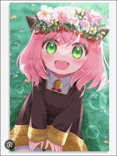 De quelle couleur les cheveux dAnya sont-ils ? (Si tu ne le sais pas, c'est que tu as besoin de lunettes)