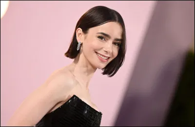 L'actrice Lily Collins est l'héroïne de la série "Emily in Paris".