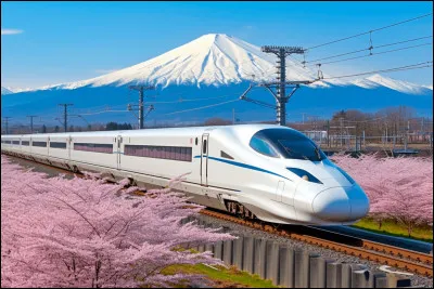 Les shinkansen.
À combien de km/h vont les shinkansen ? (Leur vitesse maximale).