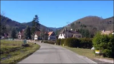 Village de l'aire d'attraction Sélestadienne, Lalaye se situe dans le département ...