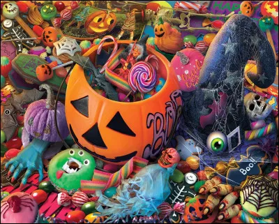 Qu'est-ce que les enfants récupéraient à la place des bonbons ?