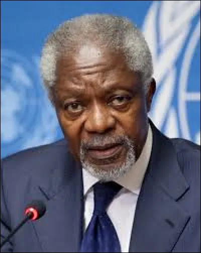 Quelle est la nationalité de Kofi Annan, recompensé du prix Nobel de la paix de 2001 ?