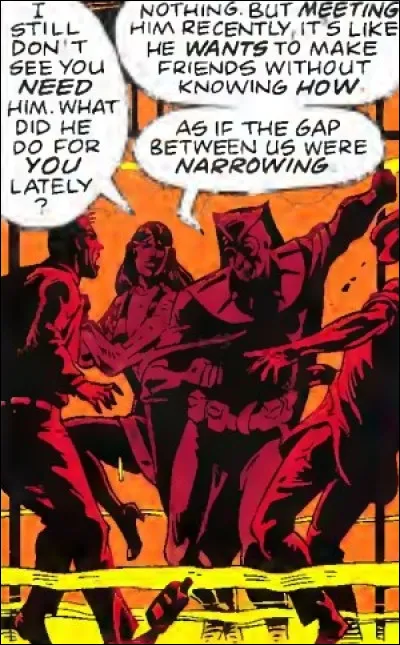 (chap.8) Quel incident se produit lors de l'évasion de Rorschach ?