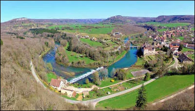 Quelle est cette rivière, longue de 122 km, affluent du Doubs, qui traverse tout le nord du département en coulant vers l'ouest ?
