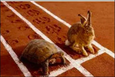 Dans la célèbre fable de Jean de la Fontaine, qui arrive finalement dernier lors d'une course ?