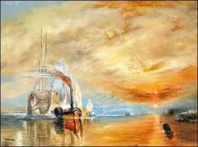 Qui a peint le tableau intitulé "Le Dernier Voyage du Téméraire" ?