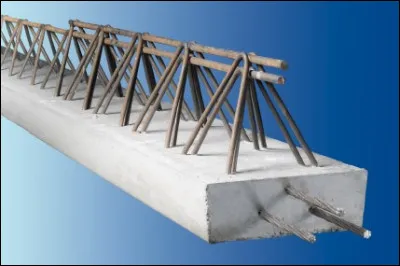 Certaines poutres en béton permettent des portées sans appuis sur plus de 6 m. Quel est le type de structure ?