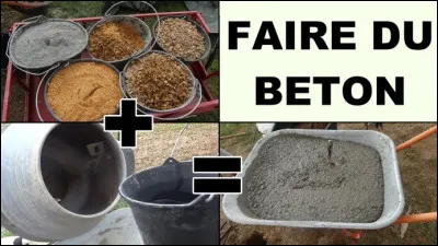 Je dois réaliser un béton, quel est le bon mélange ?
