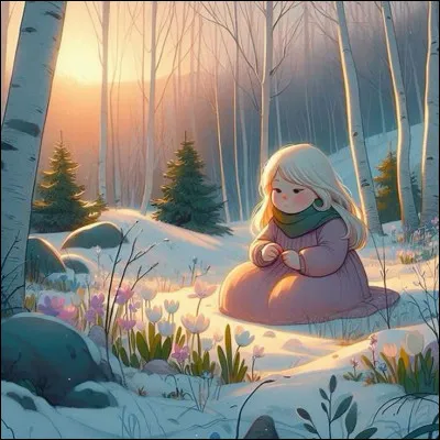 Dans quel conte célèbre une enfant meurt-elle de froid ?