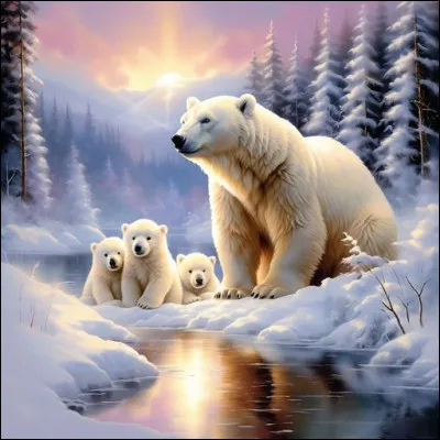 L'ours polaire est protégé du froid par son énorme fourrure blanche, mais aussi par sa peau. De quelle couleur est-elle ?