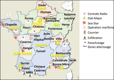 Quelle était la principale mission des réseaux de renseignement de la Résistance ?