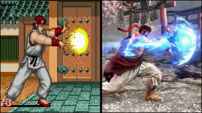 Quel personnage de jeu vidéo est connu pour sa phrase "Hadouken" ?