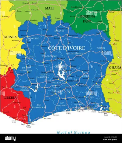 Quelle est la superficie de la Côte d'Ivoire ?