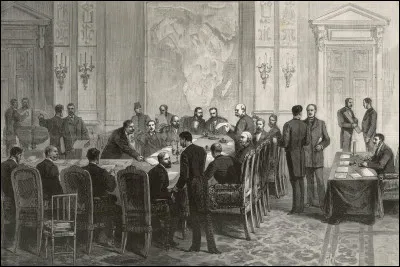 LAfrique a vu ses frontières être redessinées par les Européens, mais où se déroulait la conférence établissant ces tracés ?