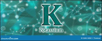 Quel élément chimique possède le symbole "K" dans le tableau périodique ?