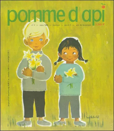 Quels sont les premiers héros du magazine pour enfants ''Pomme dApi'' créé en 1966 ?
