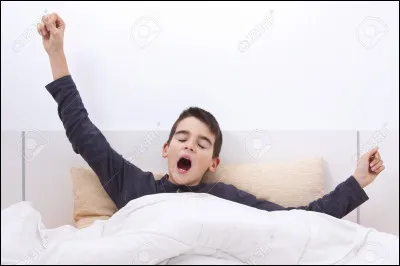 Quand tu te l&egrave;ves le matin, tu te dis :