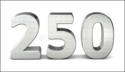 L'opération 250 x 250 donne-t-elle pour résultat "50 000" ?