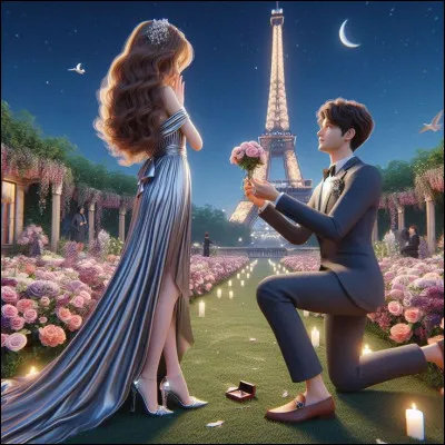 Qui chantait "J'ai l'honneur de ne pas te demander ta main, ne gravons pas nos noms au bas d'un parchemin" ?