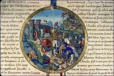 A Saint-Aubin-du-Cormier s'est déroulée une bataille opposant les troupes du roi de France Charles VIII à celles du duc de Bretagne et de ses alliés. Le défaite du duc de Bretagne fait considérer la bataille comme le moment où la Bretagne perd son indépendance. En quelle année était-ce ?