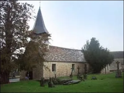 Voici l'église Saint-Vigor, à Saint-Martin-le-Mieux. Village Calvadosien, il se situe en région ...
