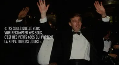 "Félicitations pour le plus grand retour de l'histoire ! Votre retour historique à la Maison Blanche offre un nouveau départ à l'Amérique et un engagement fort en faveur de la grande alliance entre Israël et l'Amérique. C'est une immense victoire ! En toute amitié". Ces félicitations ont été adressées à Trump par...