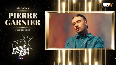 J - En 2024, quel vidéaste a remis le prix de la révélation francophone de l'année à Pierre Garnier aux NRJ Music Awards, cérémonie retransmise sur TF1 chaque année ?