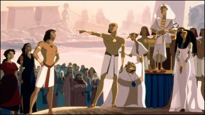 Cette image est issue d'un film qui montre les parcours d'un pharaon et d'un prophète. Comment s'intitule ce film ?